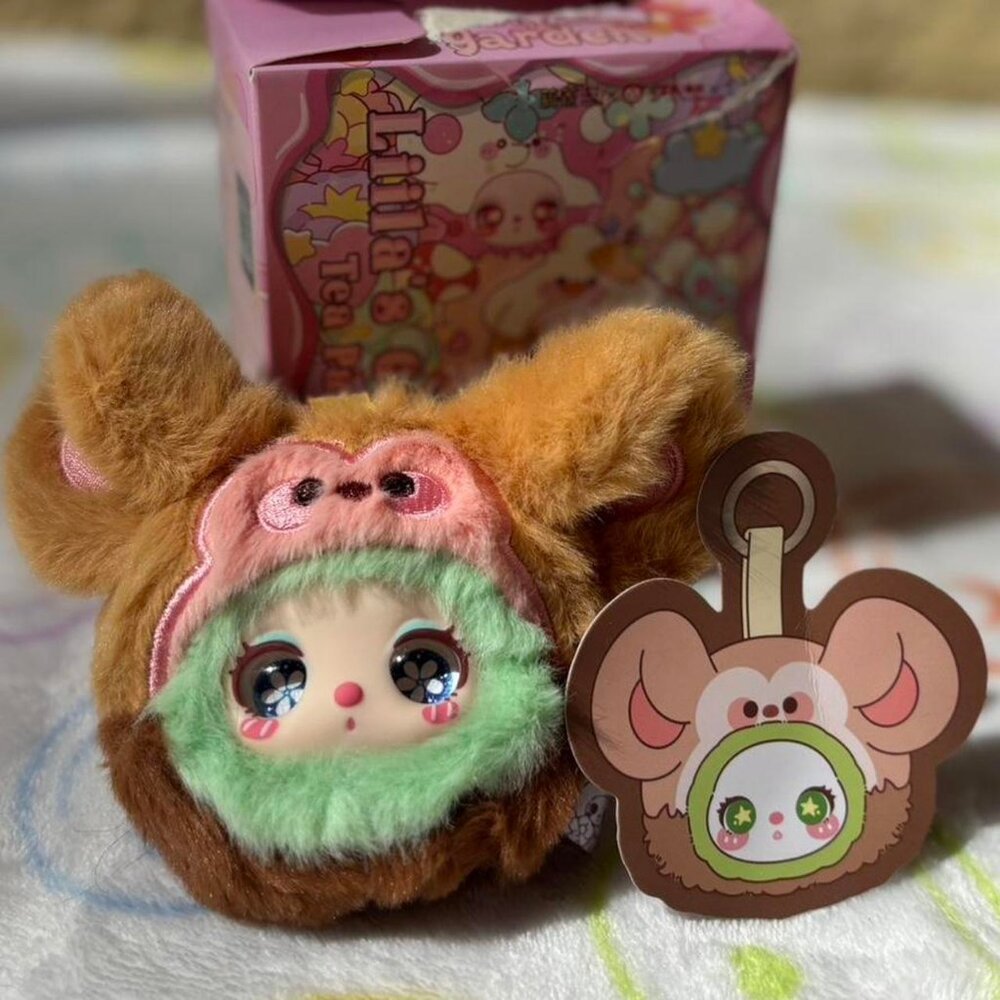 LIILA – Garden Tea Party Mini Plush Series: Kiwi Monkey